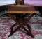 Small Mahogany Campaign Style Folding Tray Table