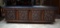 Lane Italianate Style Walnut Cedar-Lined Hope Chest with Black Padded Lid Seat, Caster Feet