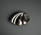 Apple Acc of NY Silver Plate Belt Buckle