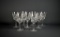 Eight Waterford Crystal “Lismore” Stemware Glasses