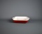 Emile Henry Rouge Enameled Square Baker, France