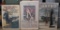Three Vintage Navy Recruiting Posters on Cardboard