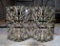 Contemporary Antiqued Tone Metal Fire Screen