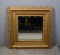 Vintage Gilt Wood Baroque Style Frame Wall Mirror