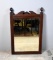 Vintage Carved Mahogany Wall Mirror