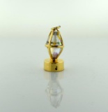 14K Yellow Gold Lamp Charm, 1” H
