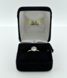 Skatell's 18K Plumb Gold & 1.2 Carat Brilliant Round Cut Diamond Solitaire Ring, Size 7