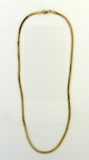 14K Yellow Gold 18” Necklace, Made in Italy