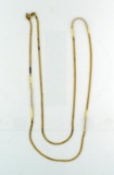 14K Yellow Gold 30” Necklace, Made in Italy