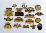 Lot of 14K Gold D.A.R. Pins (Daughter of American Revolution / Related)
