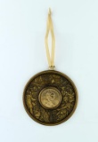 2000P Sacagawea Dollar in Commemorative Bronze Disc Ornament