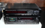 Denon TU-800 AM/FM Stereo Tuner and DR-M24HX Precision Stereo Cassette Deck