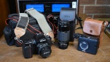 Nikon N6006 AF SLR Camera w/ 50 mm Lens, Sigma Zoom 75-210 mm Lens, Flash & More