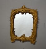 Pretty Gilt Wood Hanging Accent Mirror