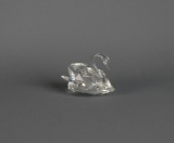 Miniature Swarovski Marked Crystal Swan