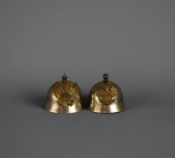 Two Miniature Prussian Helmets Replicas
