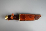 Muela “Fury” Bowie Knife 90005 w/ Leather Sheath, Spain
