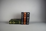 Lot of Five Longmeadow Press Leather Bound Classic Titles