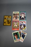 Tin of Collectible MLB Trading Cards Mostly from 80s and 90s, 26 Teams