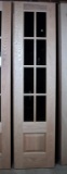 Grand Openings, Inc. Custom Red Oak Door Set w/ Hinges, Safety Tempered Tinted Glass