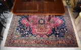 Fine Hand Knotted Persian Style Wool Indo-Majal  8 x 10' Rug