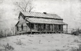 Darell Koons (So. Car., 1924-2016) “Thomas Springfield Home”, Engraving (4/45), Signed