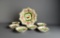 Antique MZ Austria Hand Painted Porcelain Dessert Bowl Set