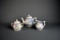 Vintage Japanese Porcelain Teapot, Sugar & Creamer Set