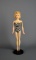 Vintage Blonde Ponytail Barbie No. 3 (1959-60) with Brown Eyeliner, Bathing Suit & Stand