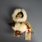 Vintage Alaskan Tlingit “Shot-Kee-Don” (“Pretty Little Girl”) 8” Doll w/ Marten