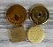 Lot of Four Vintage Compacts