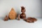Lot of Ethnic Basket and Carved Wood Items