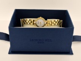Ladies Raymond Weil 5817 Diamond & Mother of Pearl Dial Watch w/ Certificate, Booklet & Box