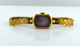 Collectible Soviet Era USSR Russian Luch Ladies Gold Filled Watch