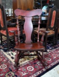 Vintage Cherry Rocking Chair