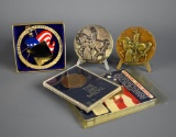 Lot of Collectible Medallions—D.A.R.,  Nat. Parks. US Constitution Ornament