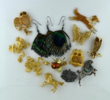 Lot of Animal & Insect Themed Costume Pins