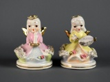 Two Lefton China Ceramic Angels