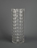 Antique Cut Crystal 12” Vase