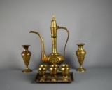 Oriental Indian Coffee Service, Vases