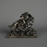 Lance Fine Pewter Metal Sculpture “The Cheyenne” by Donald J. Polland