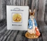 Royal Albert Beatrix Potter's “Peter & the Red Pocket Handkerchief” Figurine 1990 w/ Box