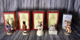 Lot of 5 Royal Doulton Bunnykins Porcelain Figurines Circa 1990s