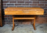 Oak Kitchen Work / Breakfast Table with Drop Leaves