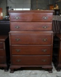 Vintage Mahogany Chest on Chest (2/3) by Continental Furniture