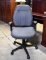 Staples Grey & Black Upholstered Workstation Rolling Task Chair