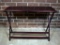 Folding Mahogany Buffet Stand