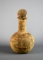 Primitive Form Earthenware Bottle with Stopper