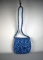 Handmade Blue/Purple/Black Felted Shoulder Bag