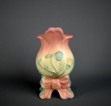Hull Art Pottery USA Bowknot 6.5” Vase